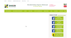 Desktop Screenshot of oksir.wiszniamala.pl