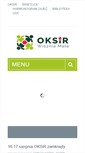 Mobile Screenshot of oksir.wiszniamala.pl